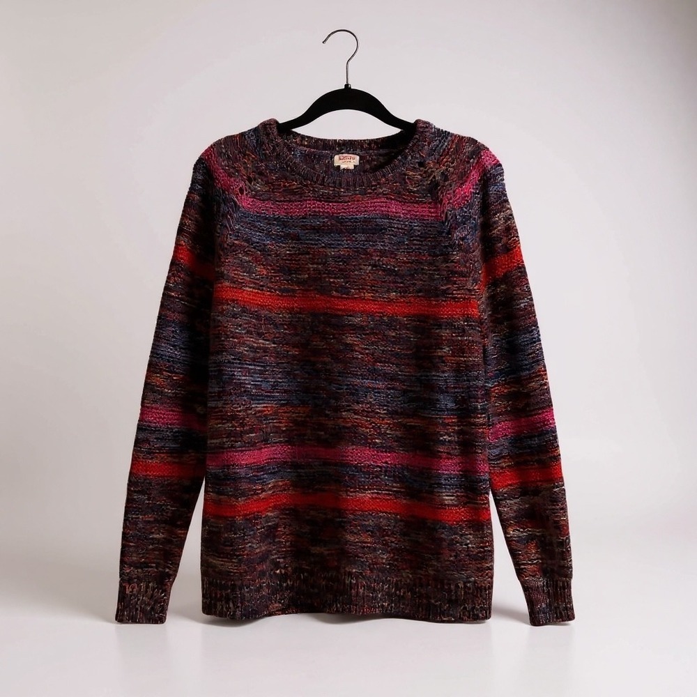 Mossimo Supply Co. Womens Multi Color Striped Knit Pullover‎ Sweater Size M